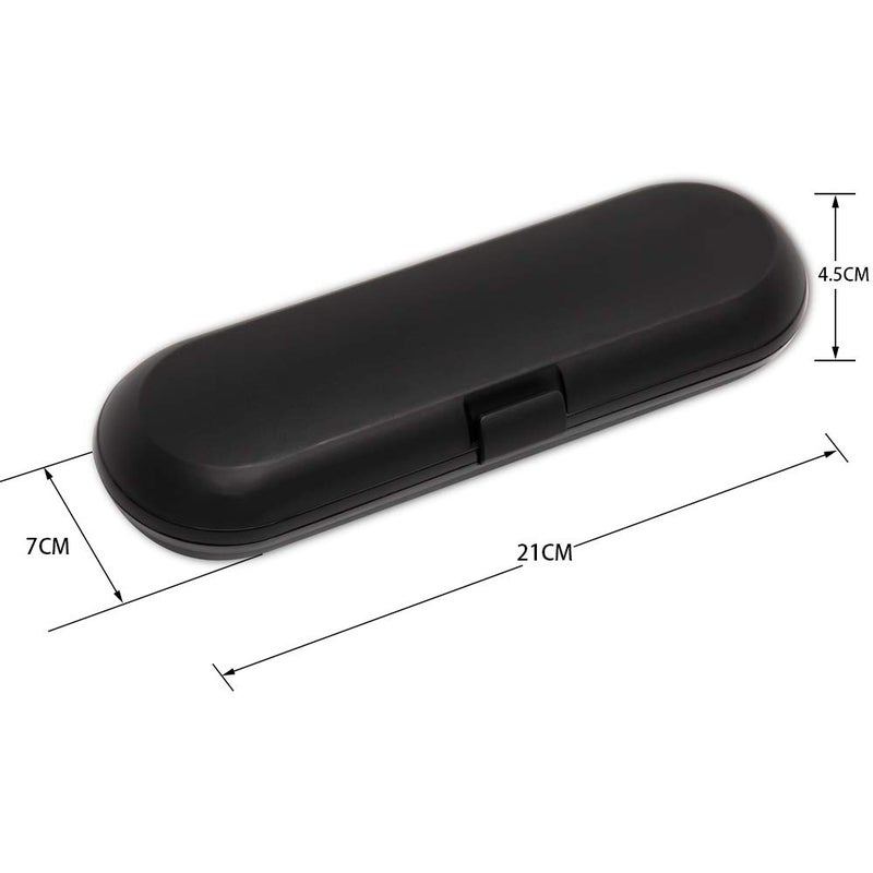 Nincha Plastic Electric Toothbrush Travel Case for Fairywill/TEETHEORY/Seago/Dnsly Series Sonic Electric Toothbrush, Black - Image 3